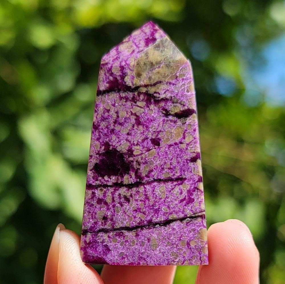 (C) NEW 1.9" VELVET FLASH ATLANTISITE TOWER